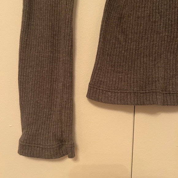 Grey James Perse cotton turtleneck - Picture 4 of 6